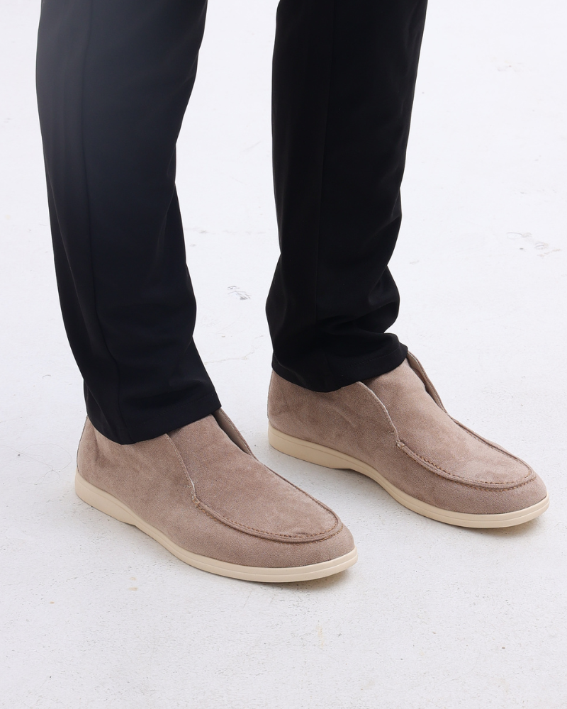 Herren Slip On Sneaker Braun Größe 42 Wildleder-6