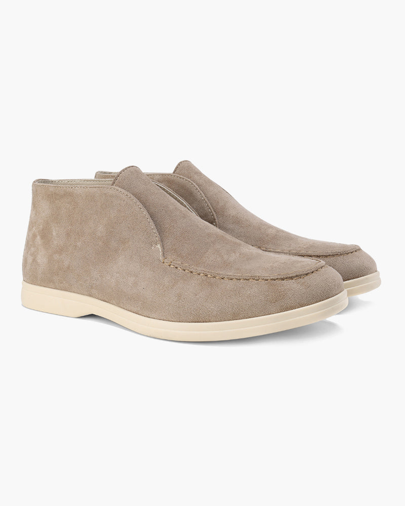 Herren Slip On Sneaker Braun Größe 42 Wildleder-4