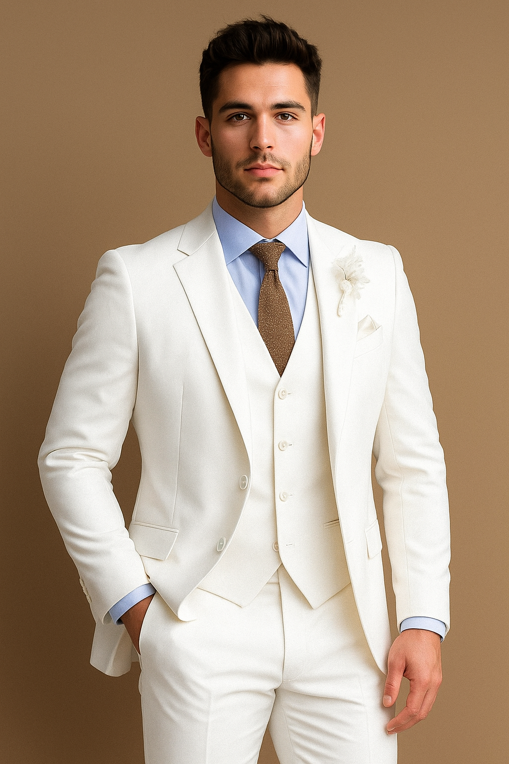 Eleganter und Moderner Dreiteiler Anzug - Für besondere Anlässe