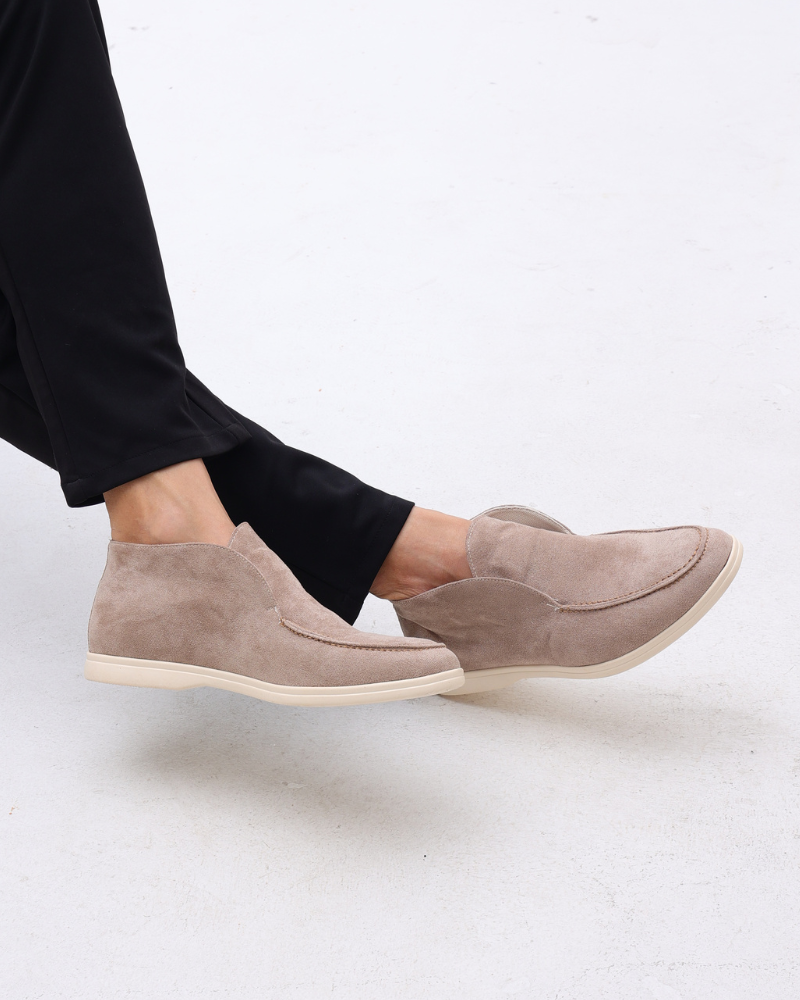 Herren Slip On Sneaker Braun Größe 42 Wildleder-5