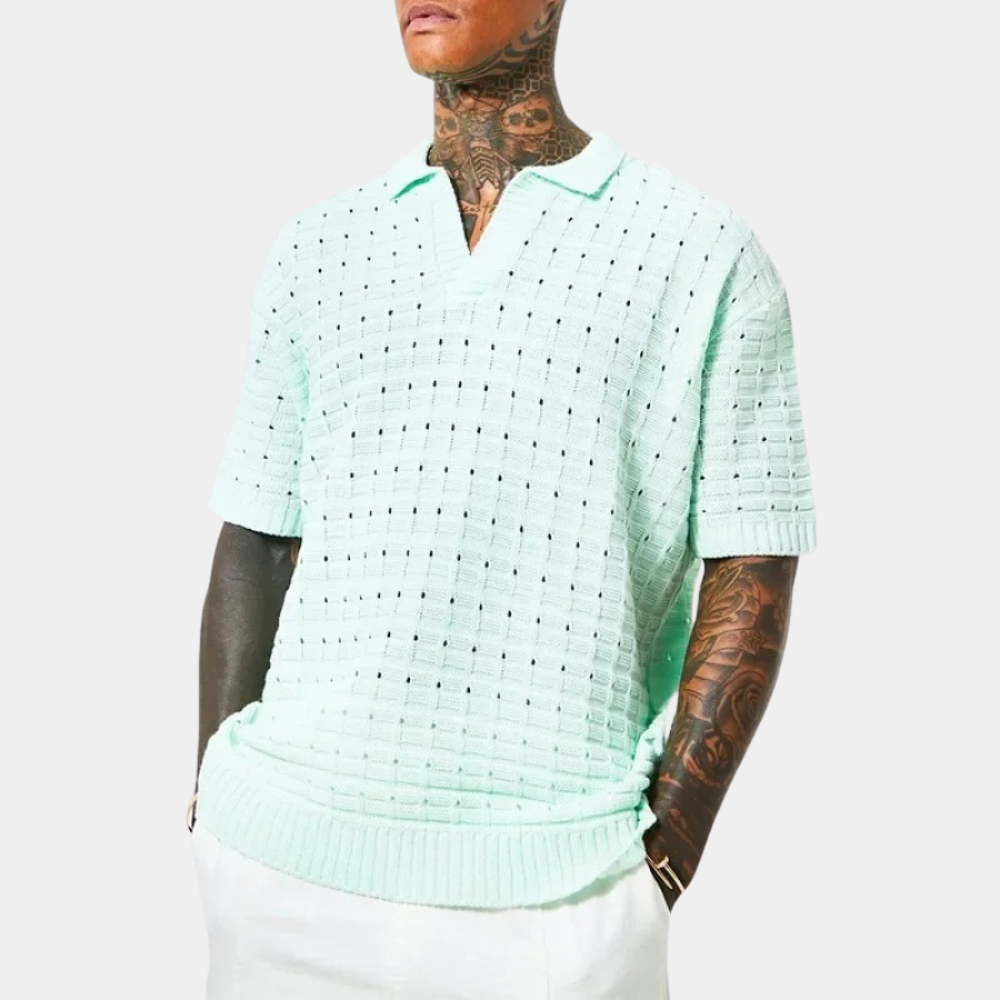 Herren Polo Shirt Atmungsaktives Polyester