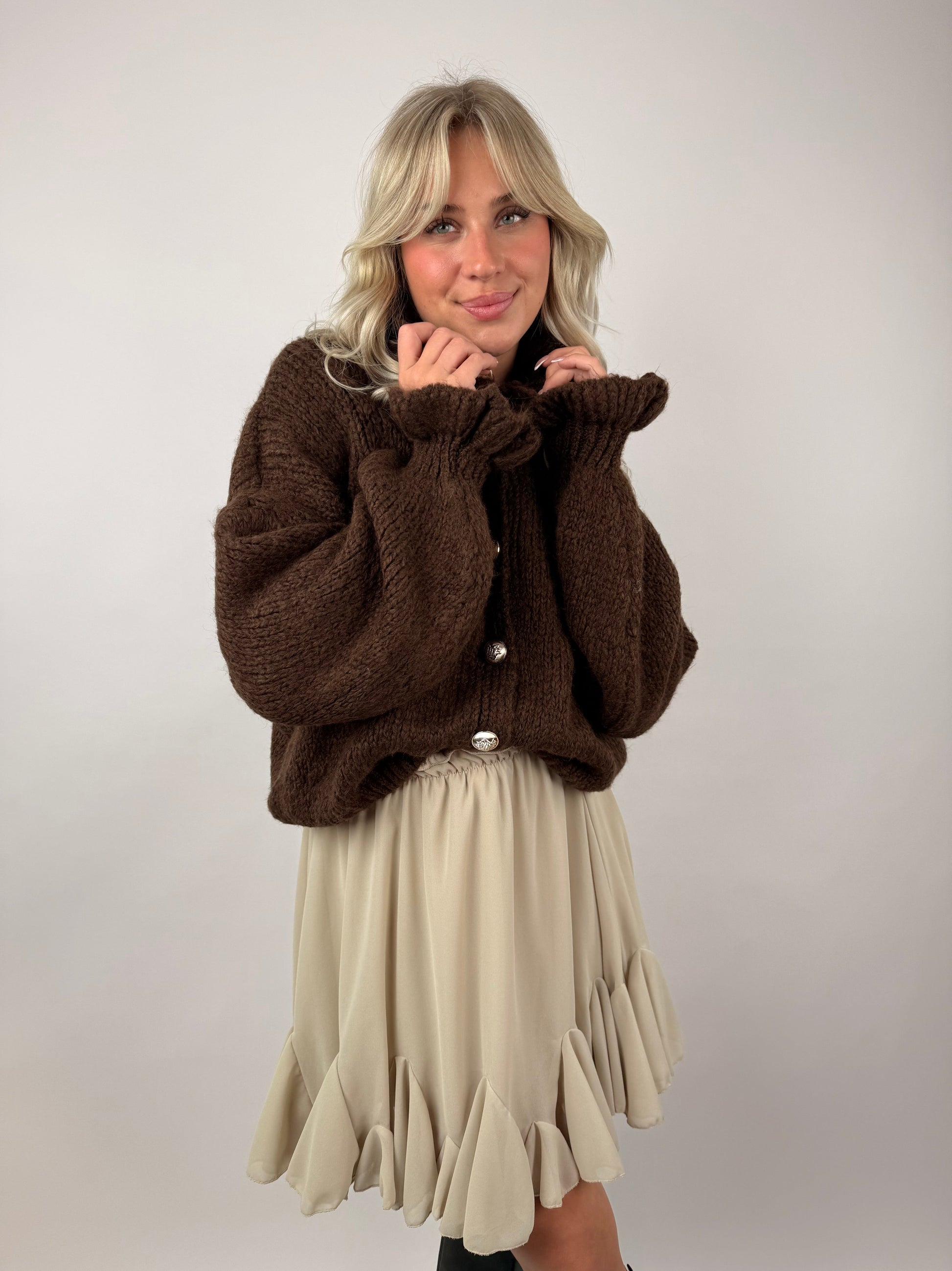 Cardigan mit Rüschenkragen Melli 0