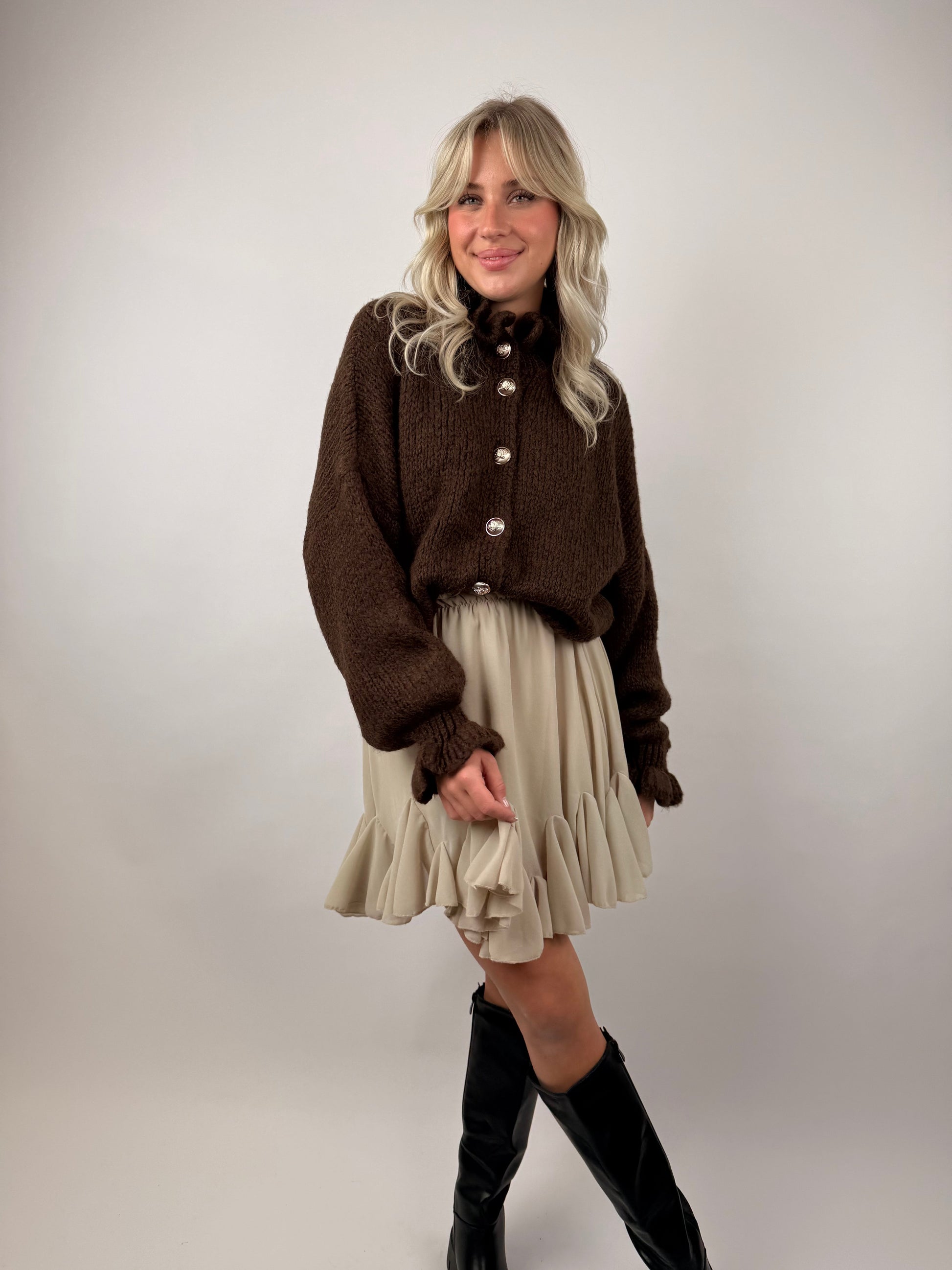 Cardigan mit Rüschenkragen Melli 2