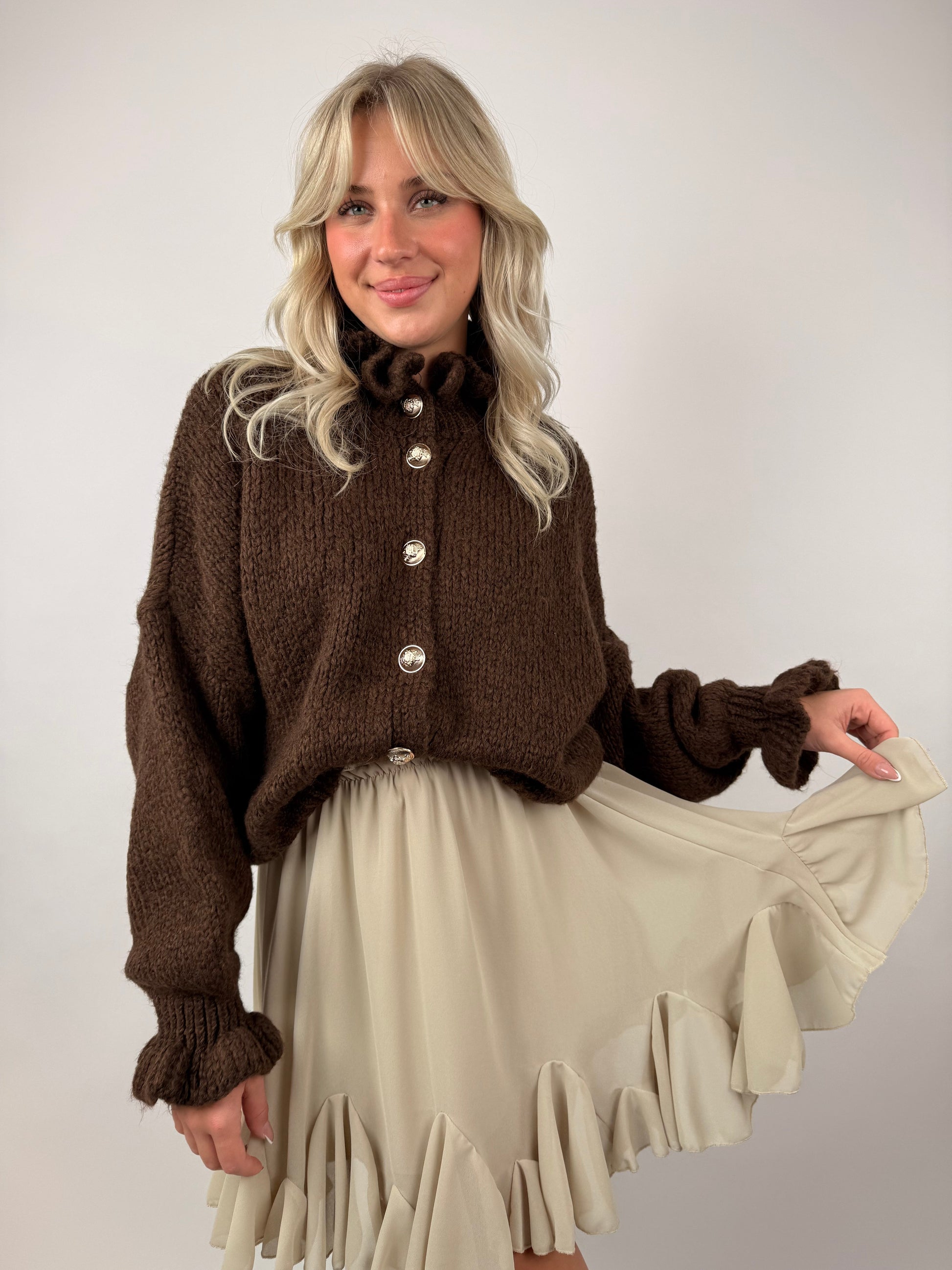 Cardigan mit Rüschenkragen Melli 3