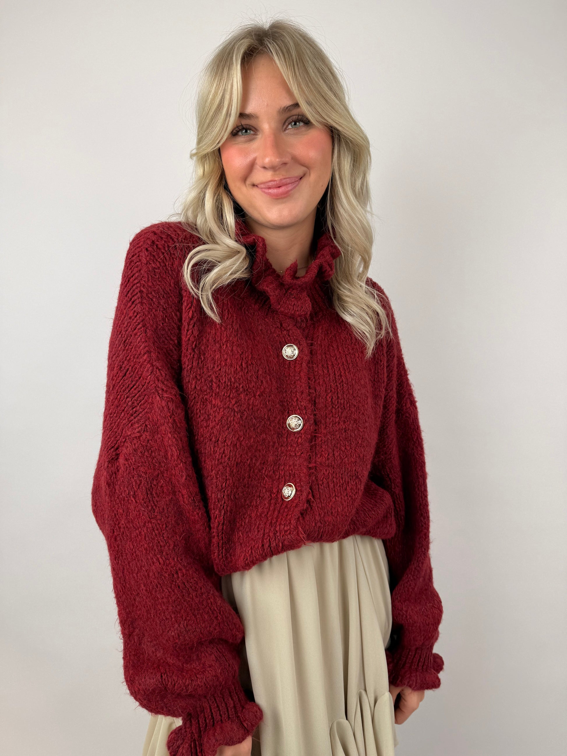 Cardigan mit Rüschenkragen Melli 6