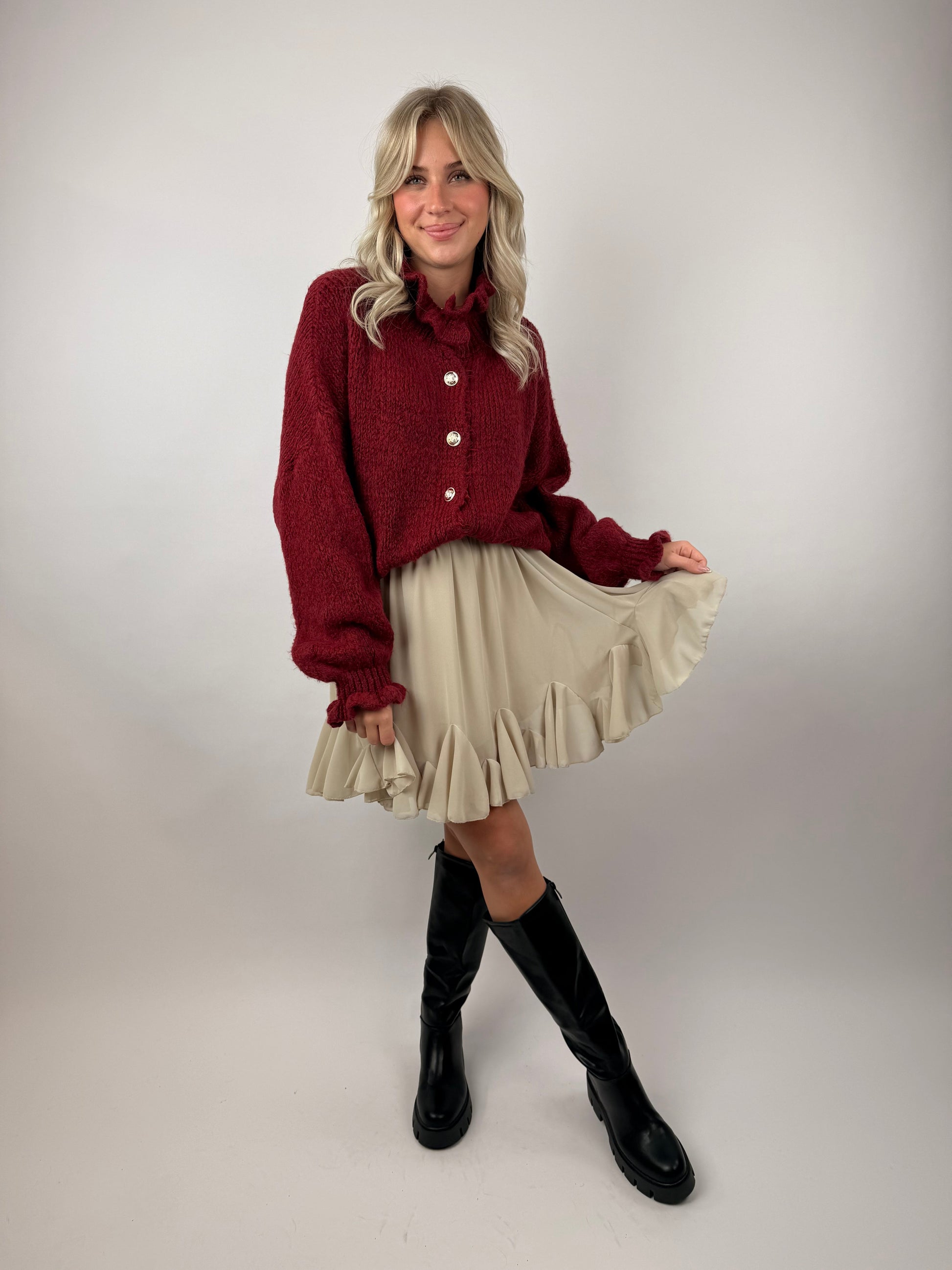 Cardigan mit Rüschenkragen Melli 7