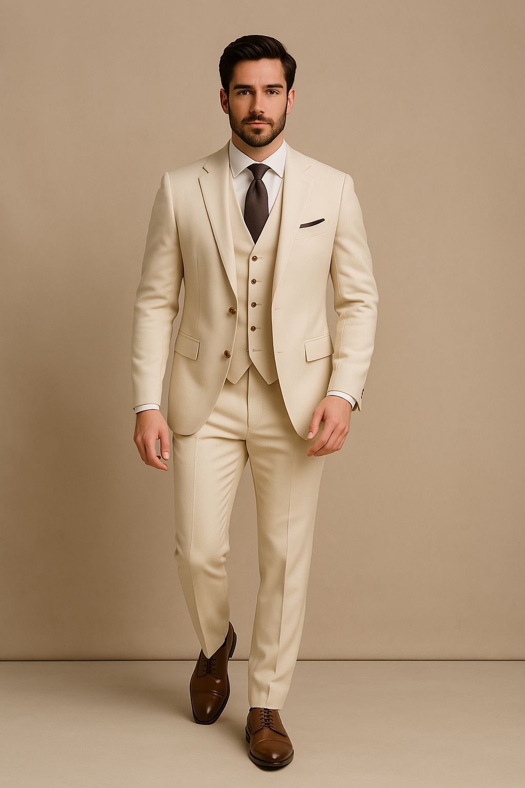Premium Herren Anzugset 3-teilig für Hochzeit und formelle Anlässe