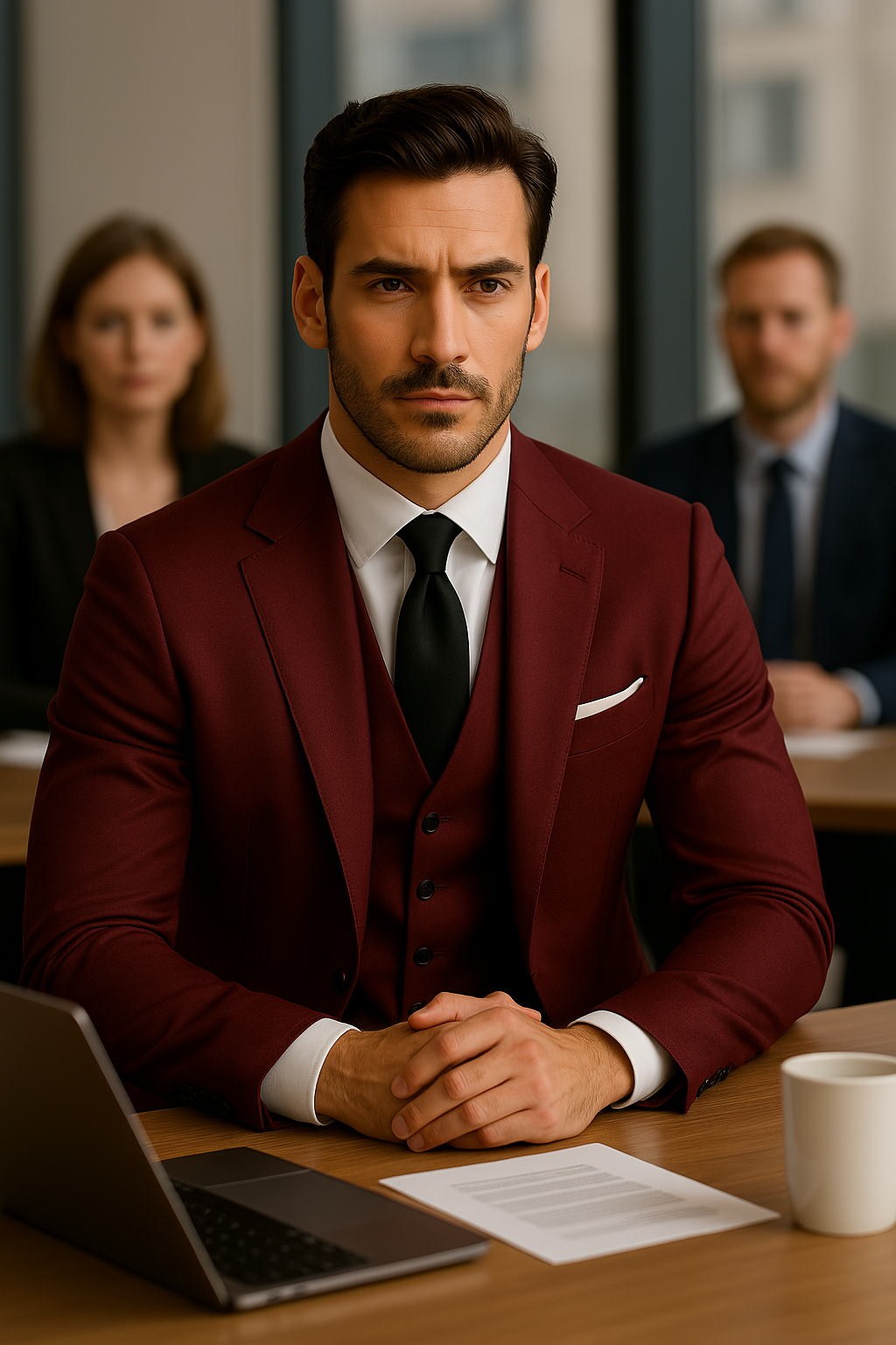 Premium Herren Anzugset 3-teilig für Hochzeit und formelle Anlässe