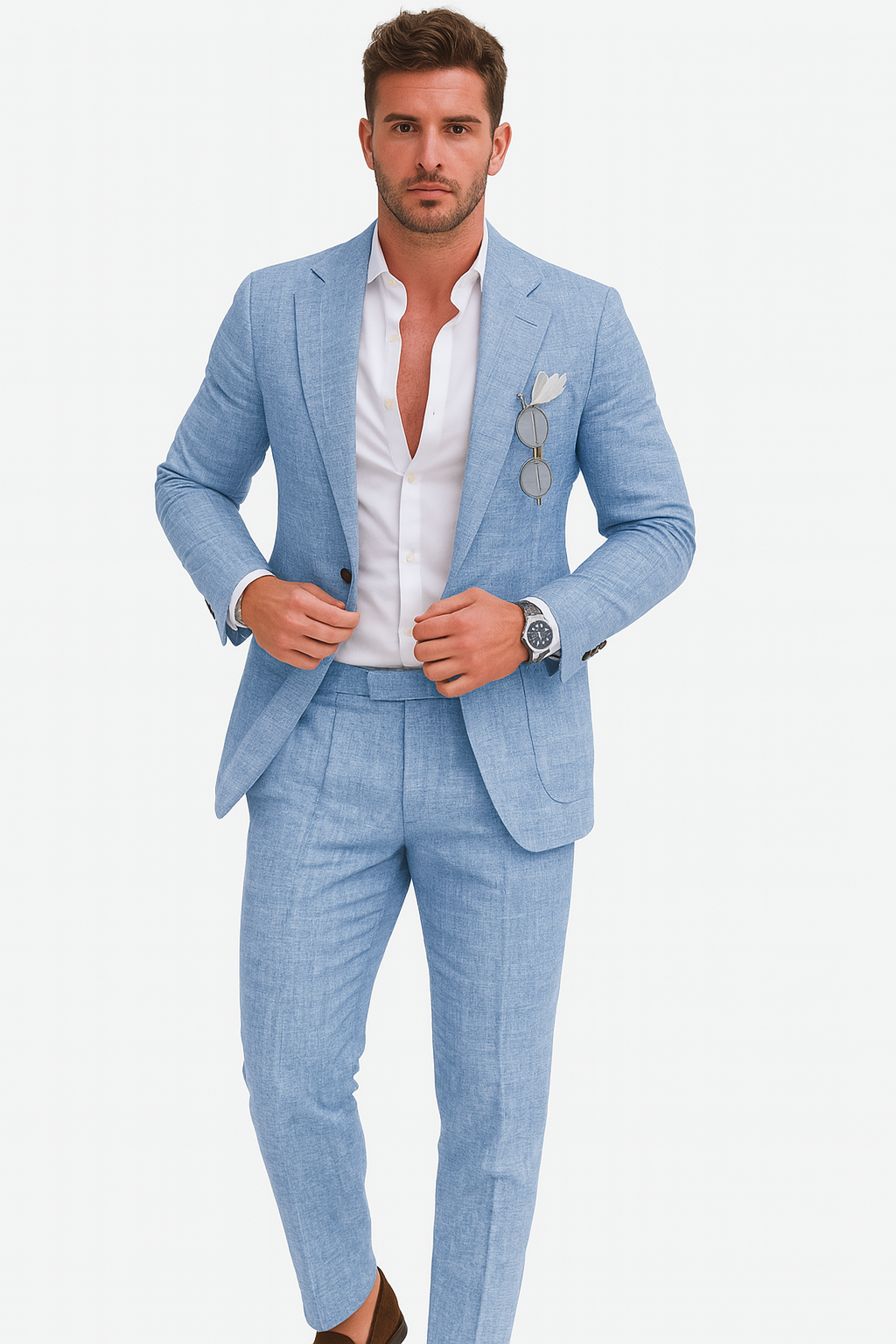 Eleganter Sommeranzug Herren – Luftig, stilvoll & ideal für Anlässe