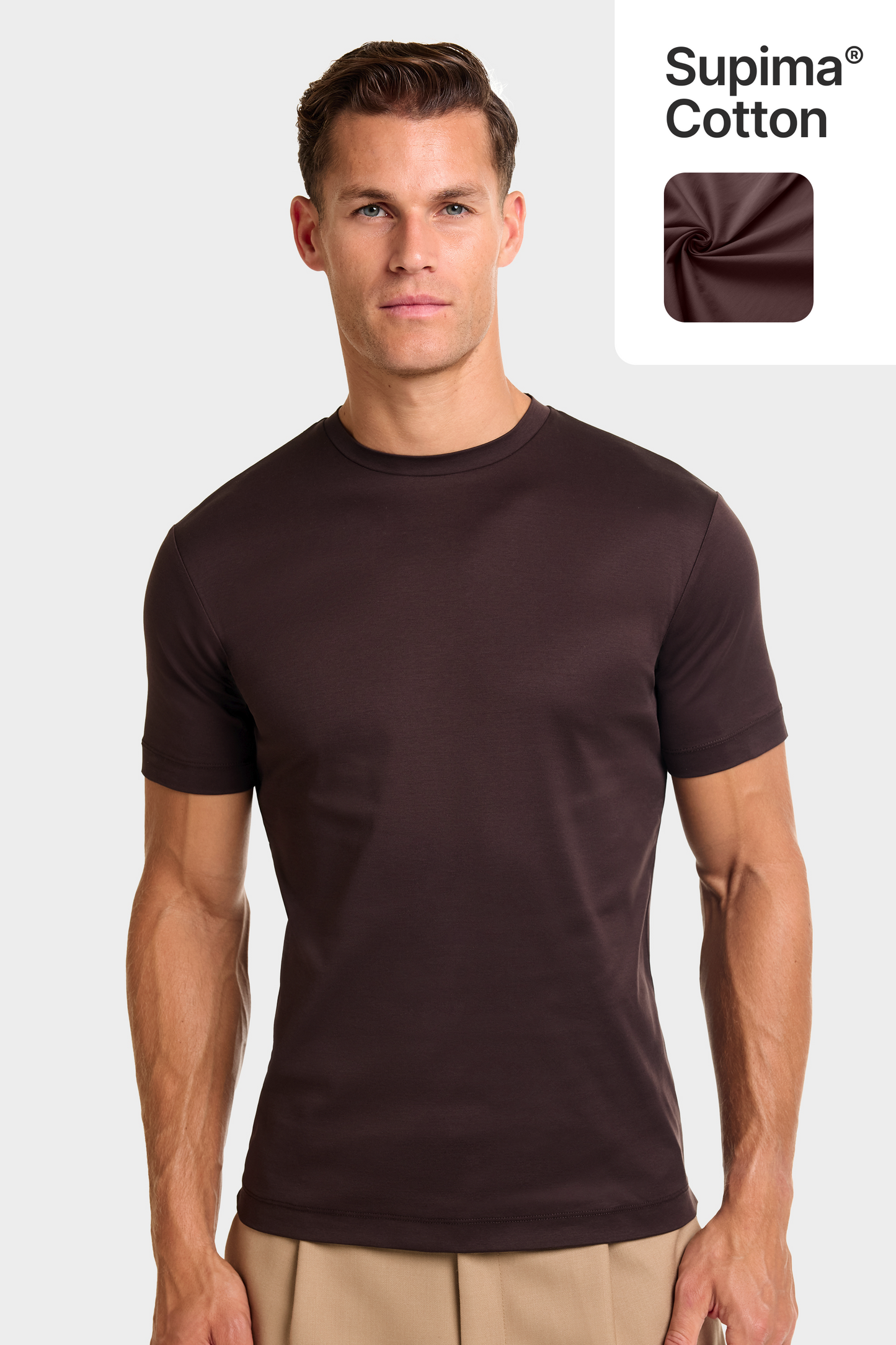 Herren Slim Fit Tshirt - Basic Look maximale Eleganz
