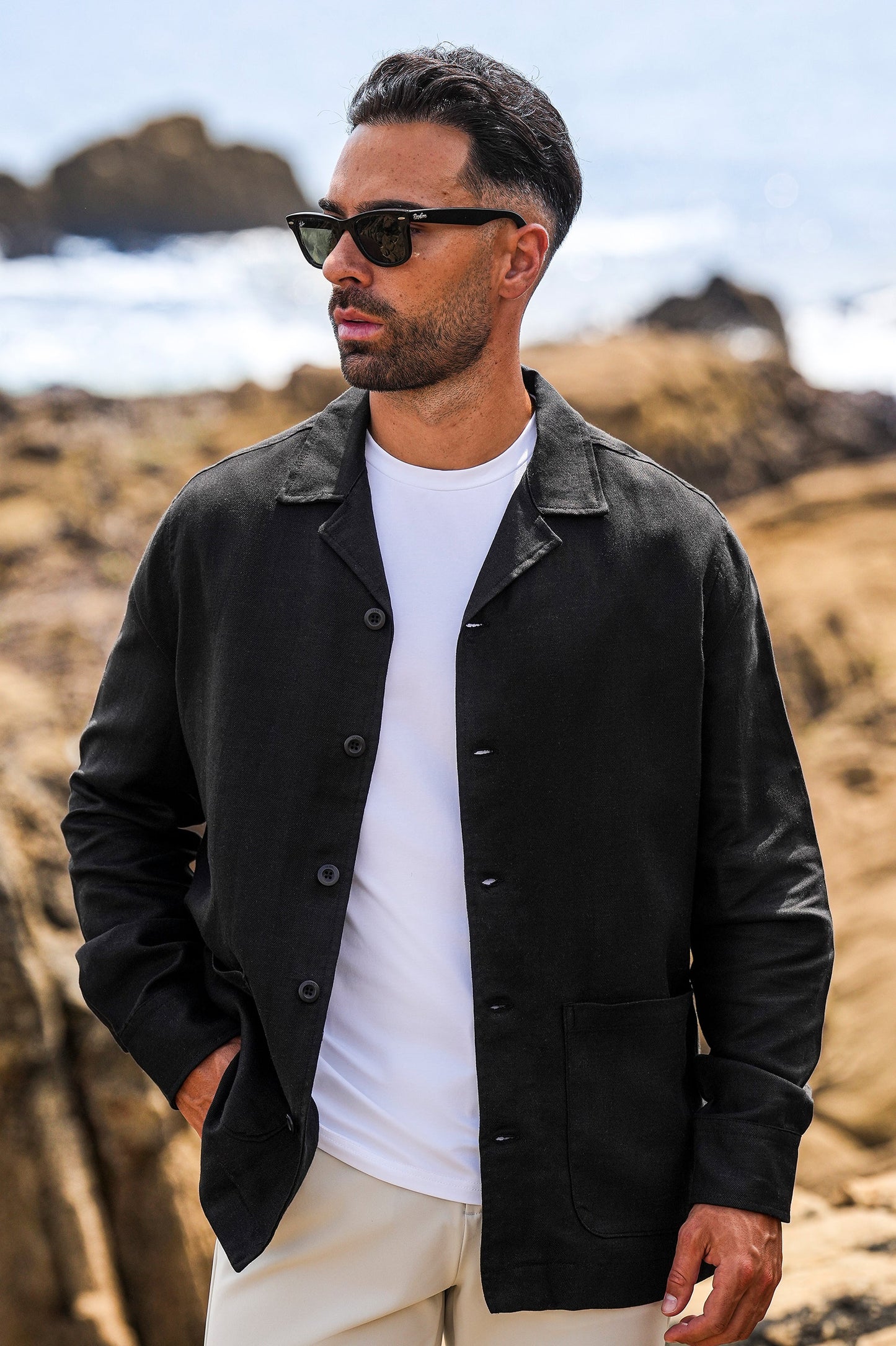 Herren Overshirt - Lockeres Overshirt für Alltag und Freizeit
