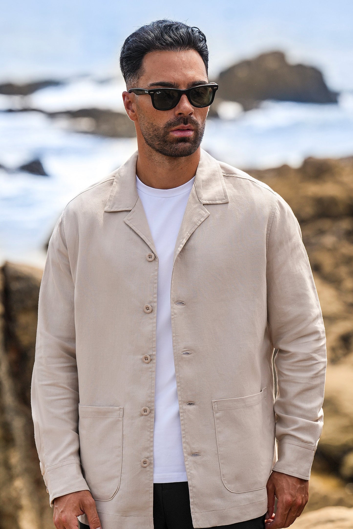 Herren Overshirt - Lockeres Overshirt für Alltag und Freizeit