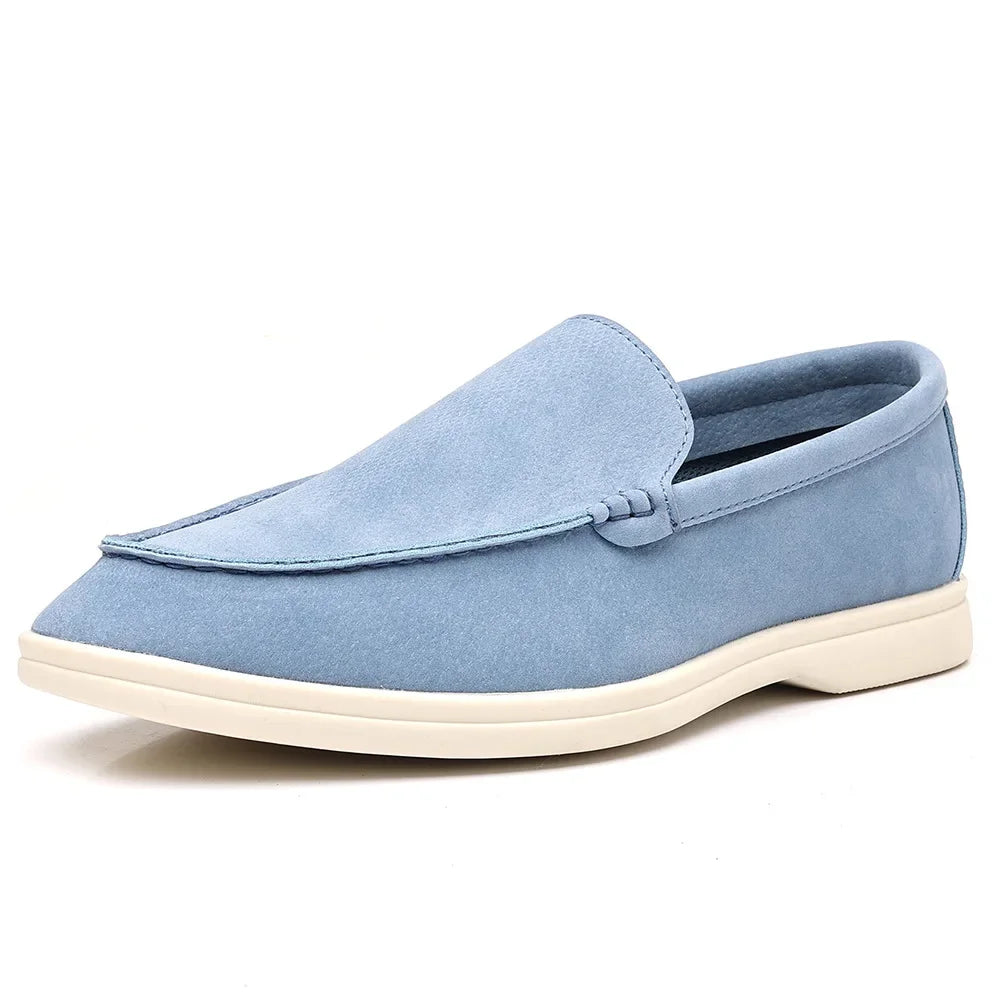 Herren Slipper Braun Größe 42 PU Leder - Elegante Schlupfschuhe im Britischen Stil 1