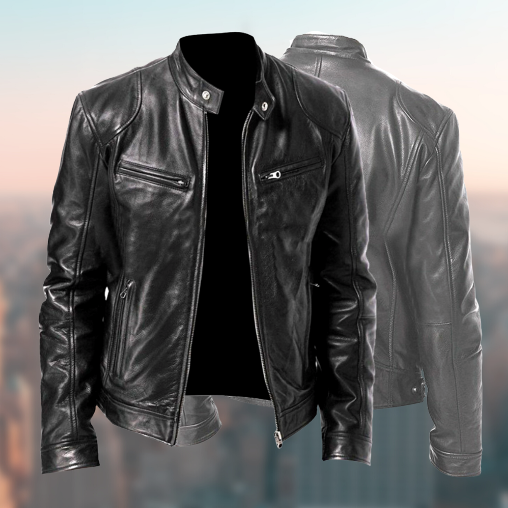 Hochwertige und elegante Lederjacke für Herren 1