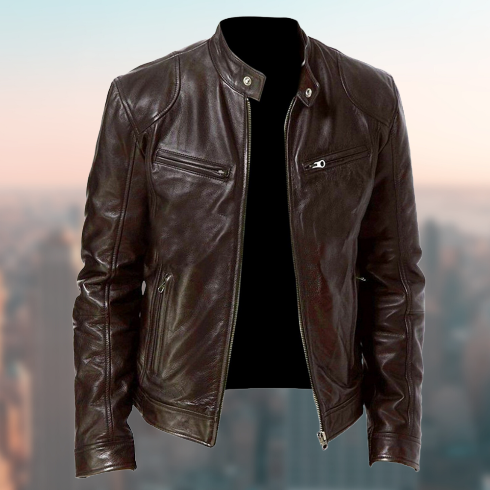 Hochwertige und elegante Lederjacke für Herren 2