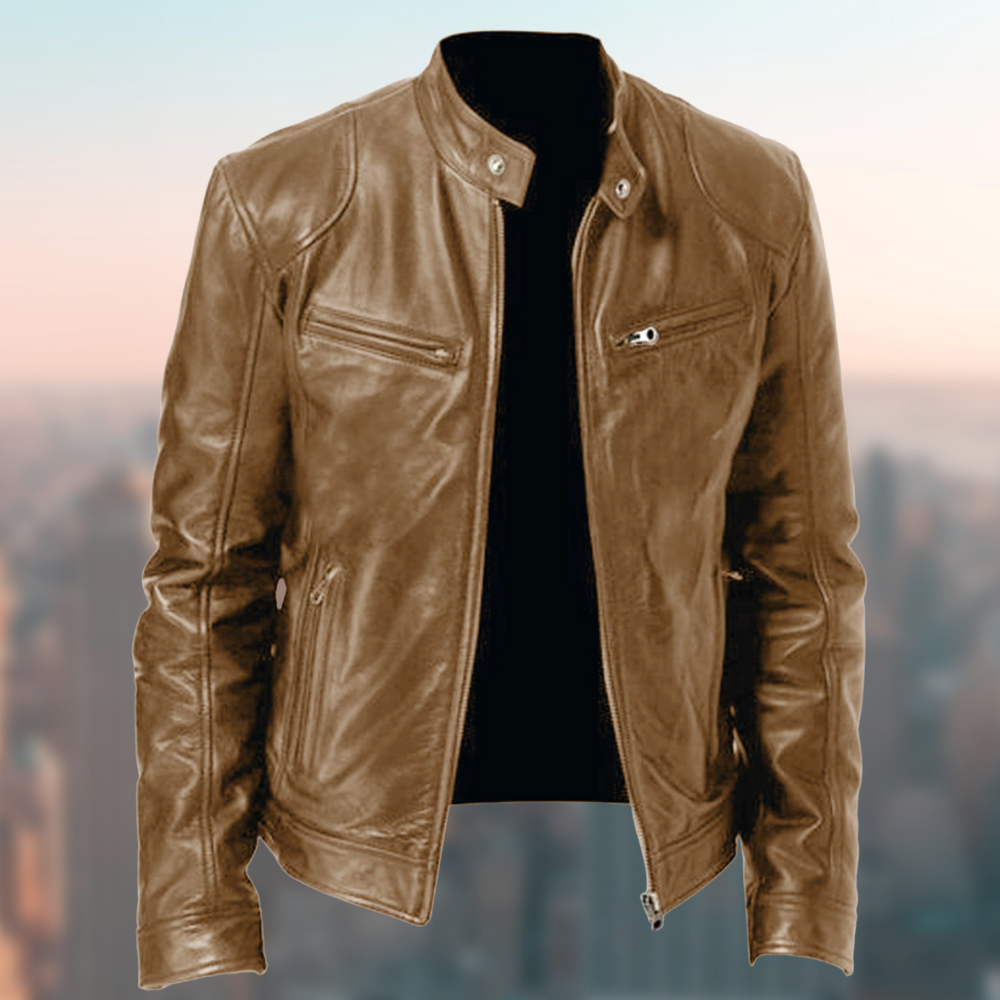 Hochwertige und elegante Lederjacke für Herren 3