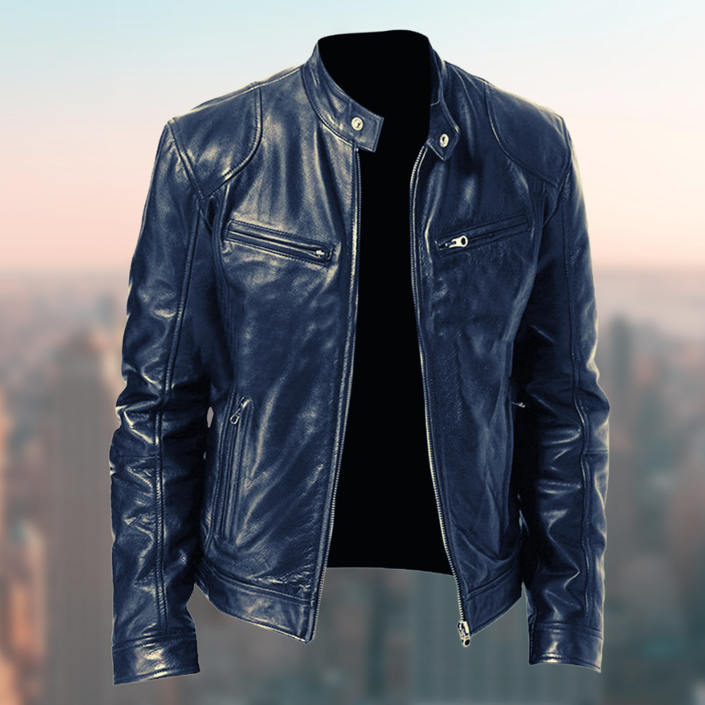 Hochwertige und elegante Lederjacke für Herren 4