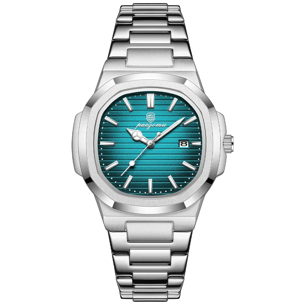 Elegante Herren Armbanduhr aus Edelstahl – Stilvoll & Klassisch
