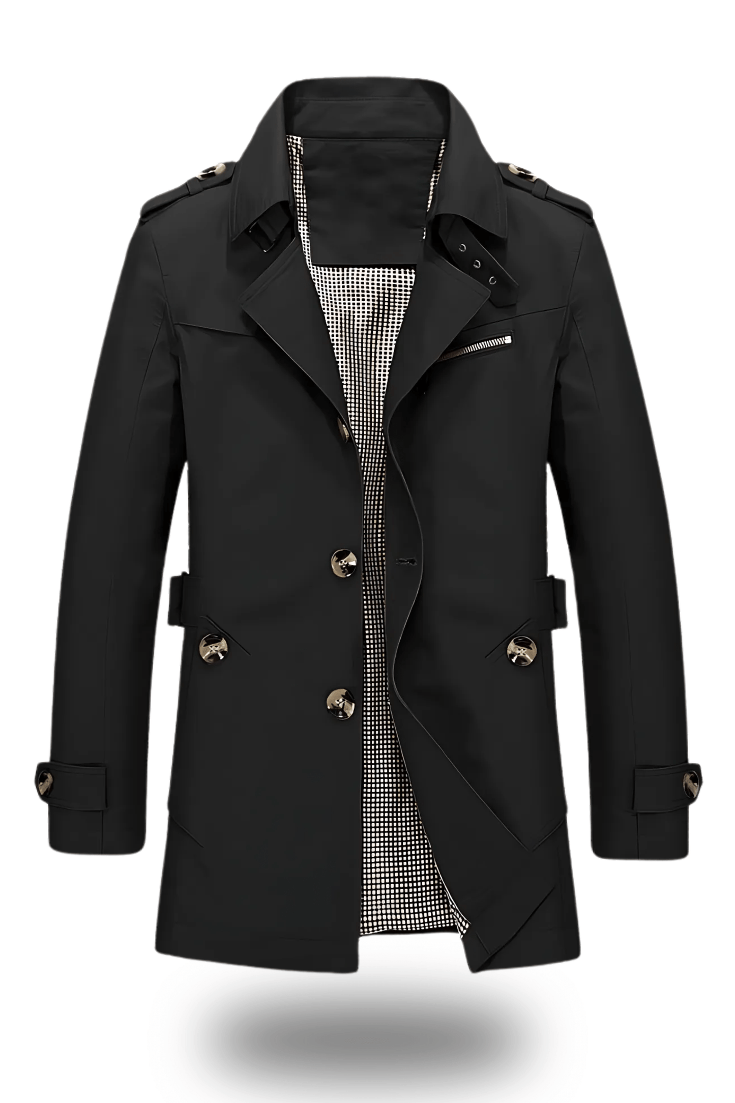 Jens Trenchcoat mit umgelegtem Kragen 2