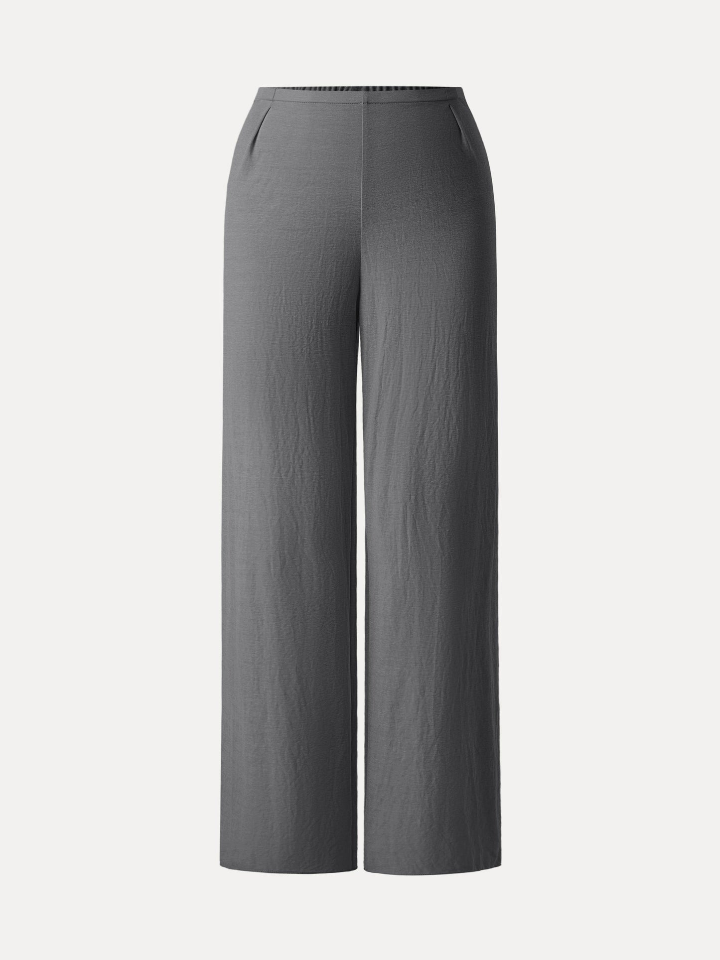 Knitterfreie Hose aus Baumwollleinen mit mittelhohem Bund und geradem Bein 6