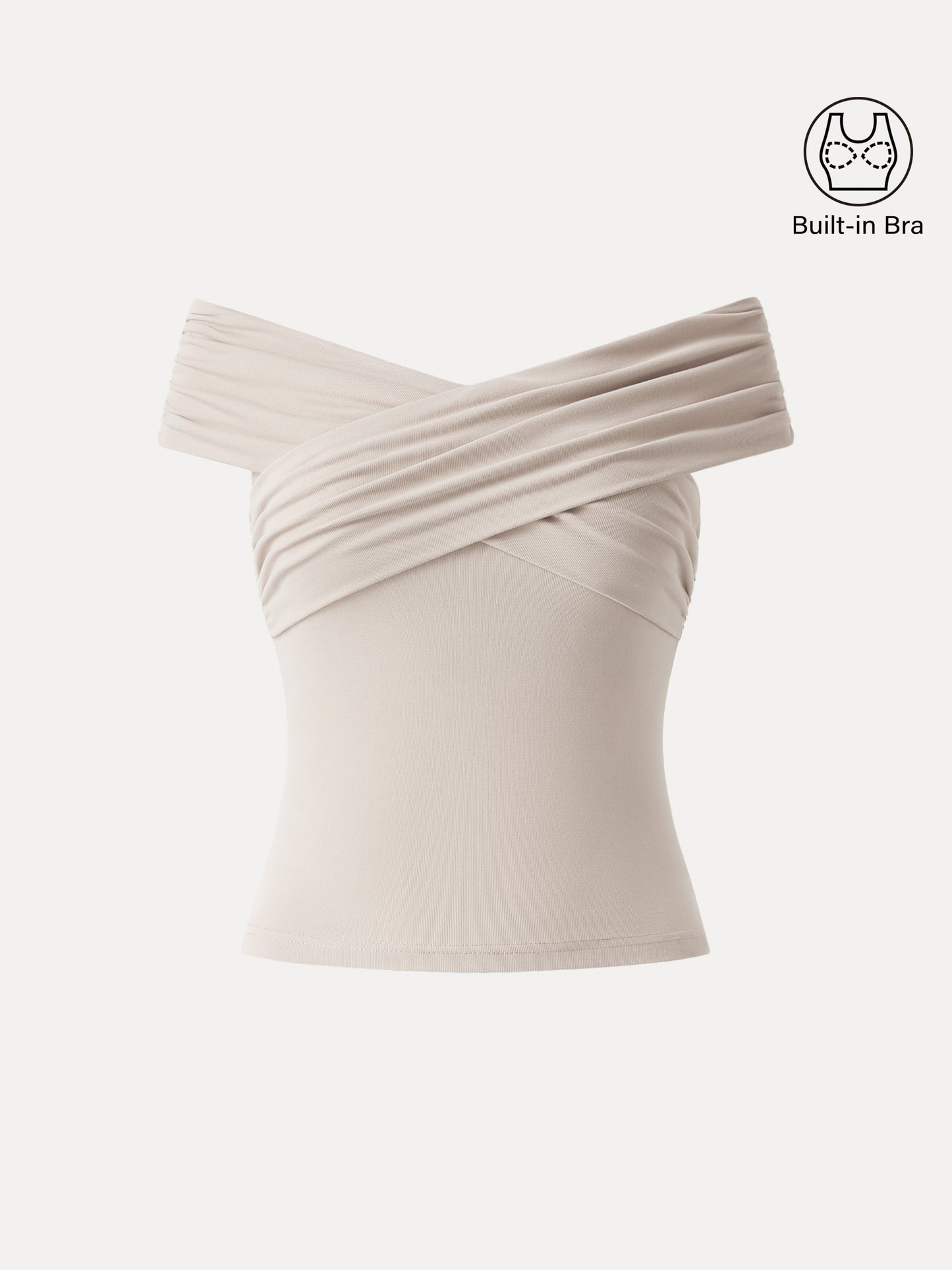 Kreuzschlinge Off-Shoulder Neues Luftiges Brami-Top 10