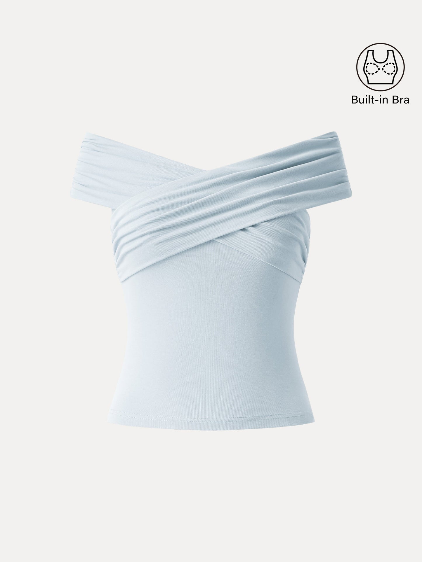 Kreuzschlinge Off-Shoulder Neues Luftiges Brami-Top 13