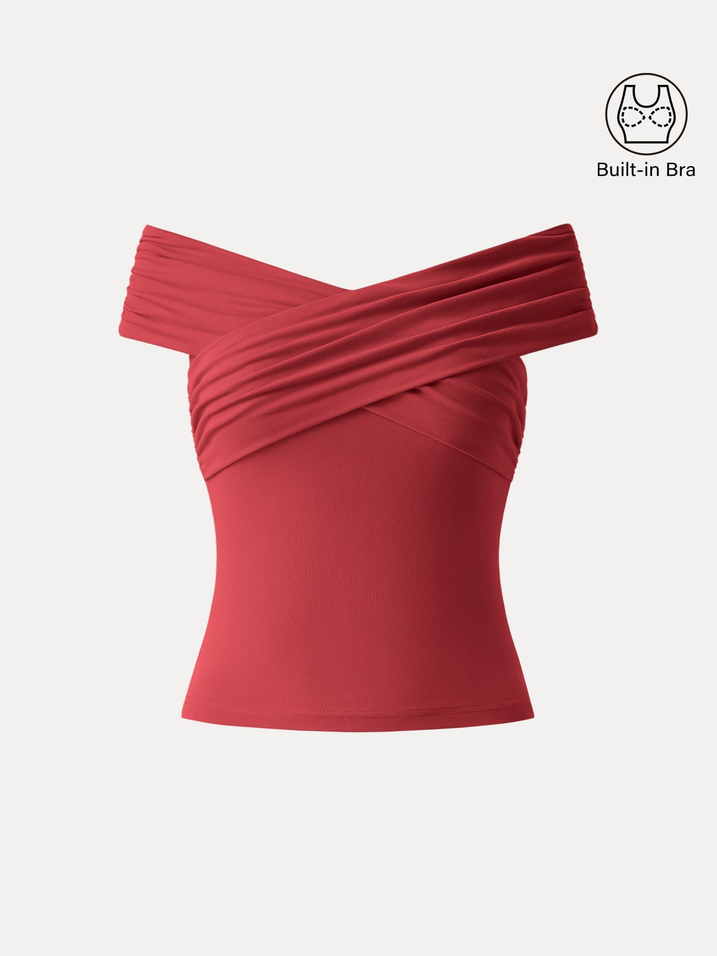 Kreuzschlinge Off-Shoulder Neues Luftiges Brami-Top 15
