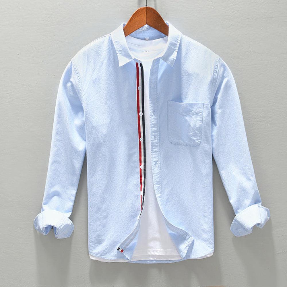 Herren Hemd Langarm – Modernes Freizeithemd in Slim Fit mit klassischem Kragen