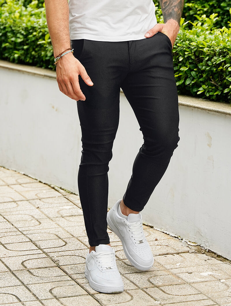Noa Stretch Pants - Schwarz 3