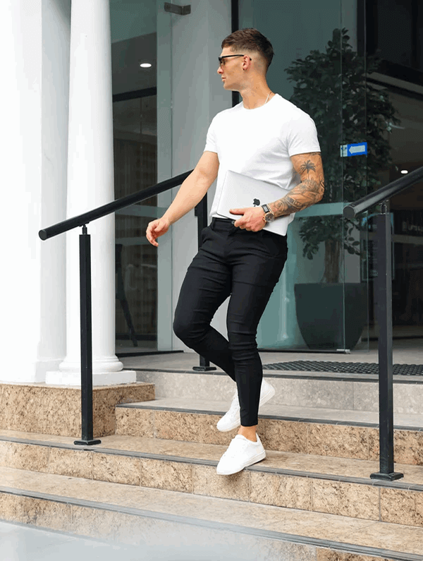 Noa Stretch Pants - Schwarz 8