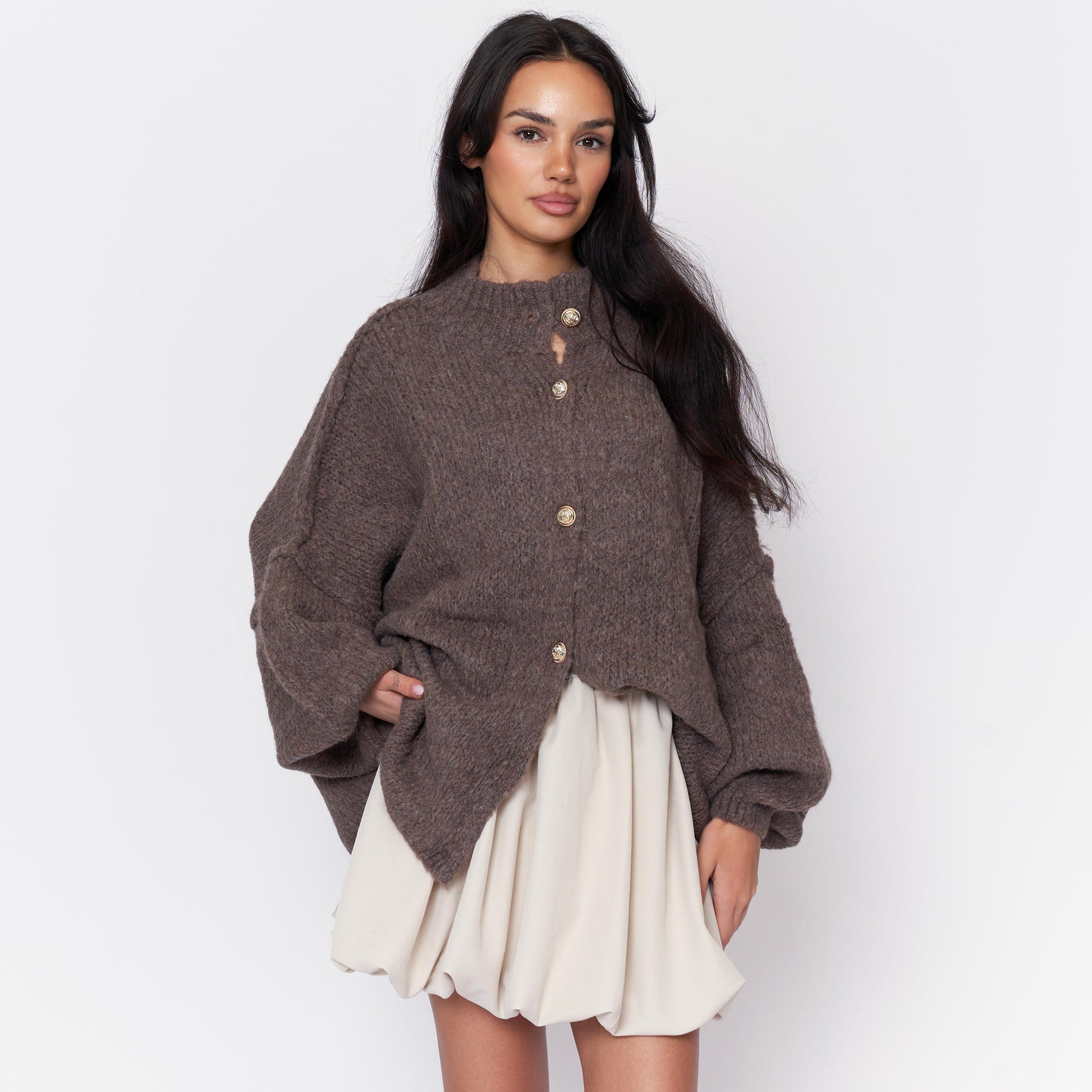 Oversized Cardigan "CozyGlam" 0
