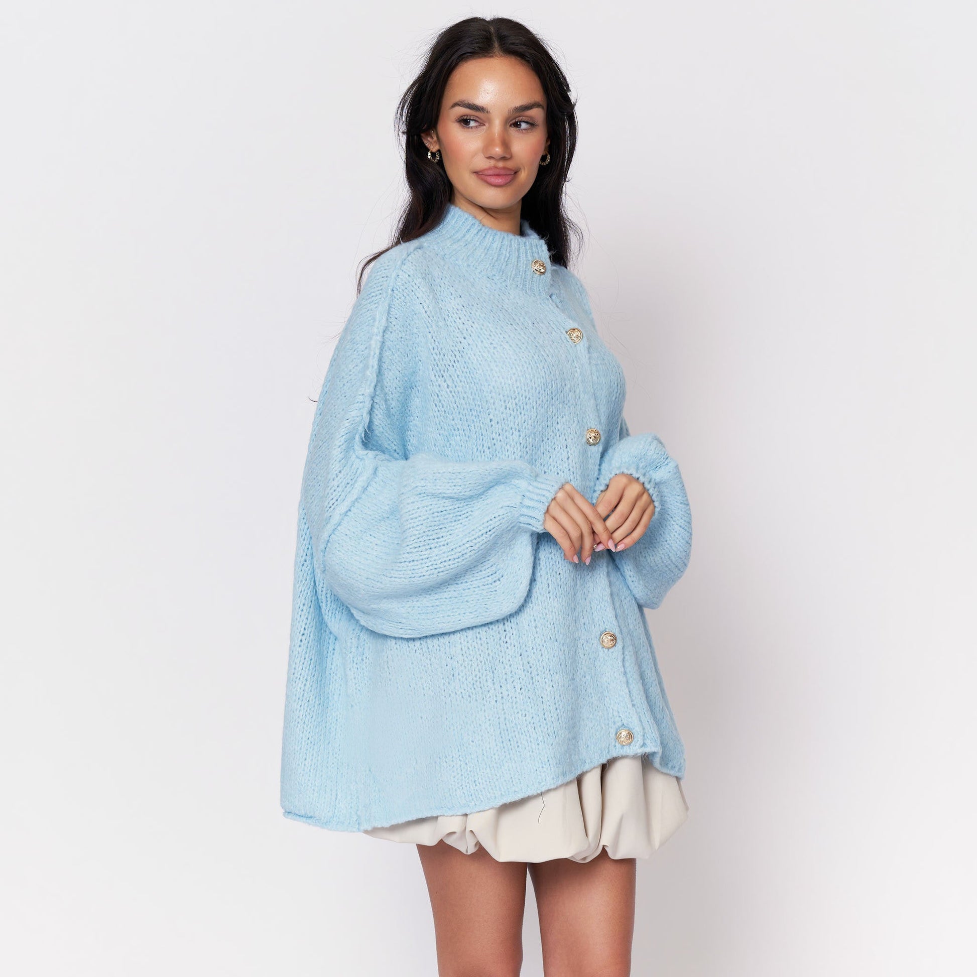 Oversized Cardigan "CozyGlam" 11