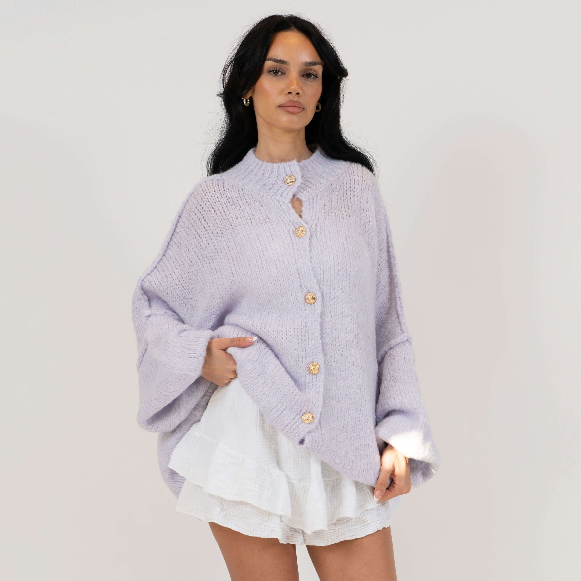 Oversized Cardigan "CozyGlam" 12