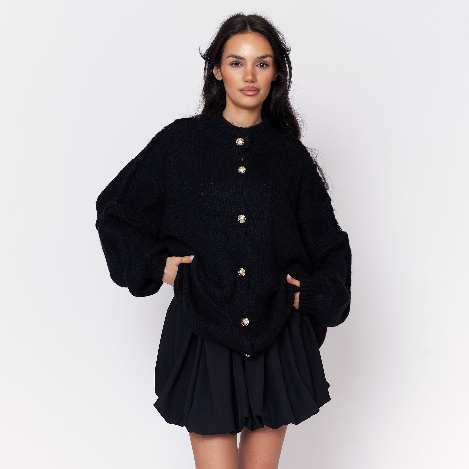 Oversized Cardigan "CozyGlam" 18