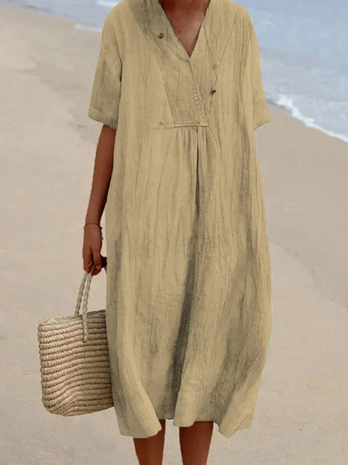 Sommerkleid aus Baumwoll-Leinen - Aria, 2025 Kollektion 4