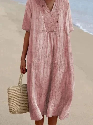 Sommerkleid aus Baumwoll-Leinen - Aria, 2025 Kollektion 5