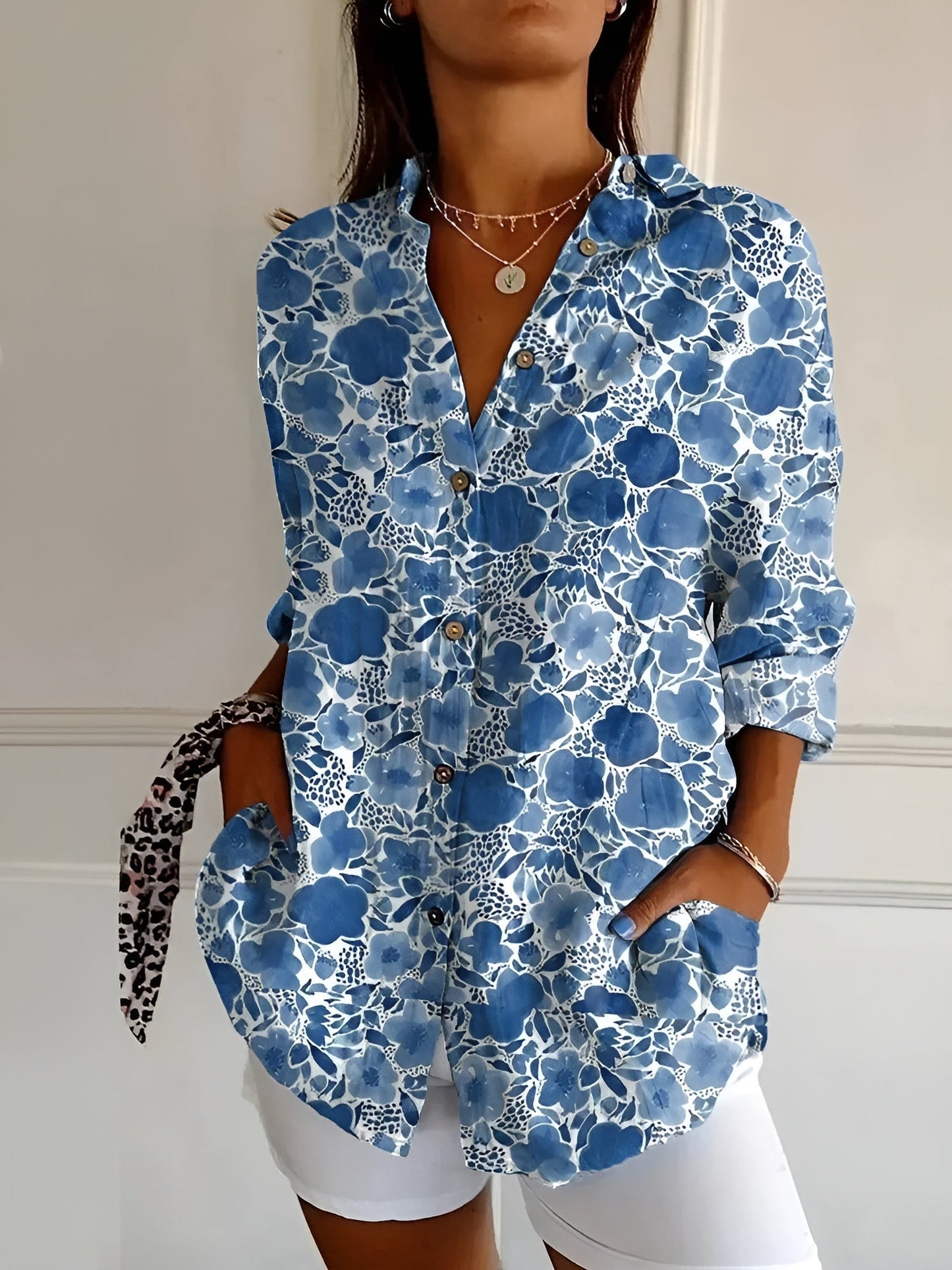 Stilvolles Button Down Hemd Für Damen | Langarm 5