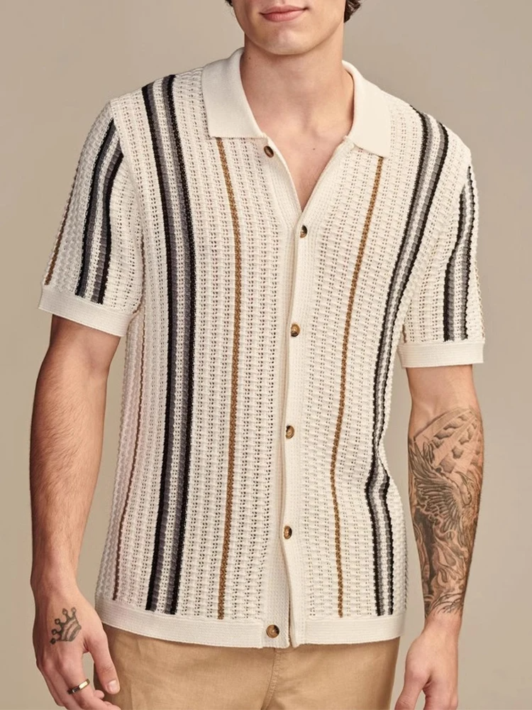 Cabana Knit Button-Up 2