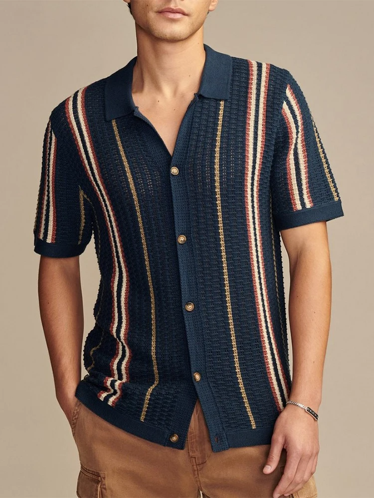 Cabana Knit Button-Up 4
