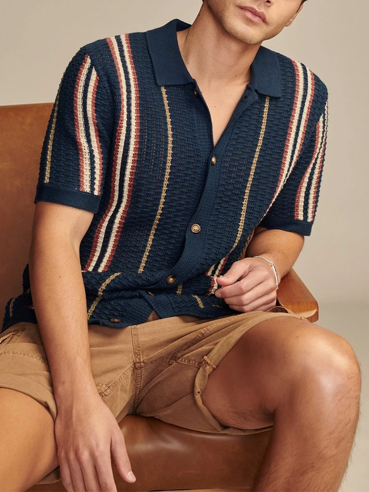 Cabana Knit Button-Up 5