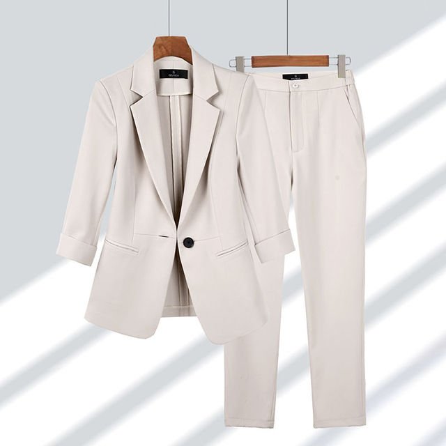 Zweiteiliges Damen Anzug Set – Blazer & Hose für Business, Büro & elegante Anlässe