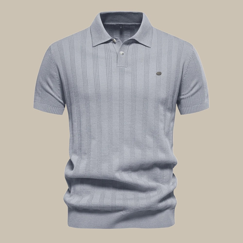 Variant image for Herren Poloshirt Blau Größe M Baumwolle - Klassischer Stil für Freizeit und Alltag-6