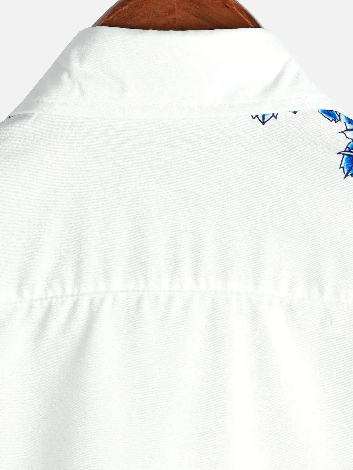 Christian Herren Sommerhemd Weiß – Kurzarm mit Floral Print Leicht & Atmungsaktiv