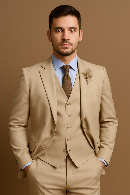 Eleganter und Moderner Dreiteiler Anzug - Für besondere Anlässe