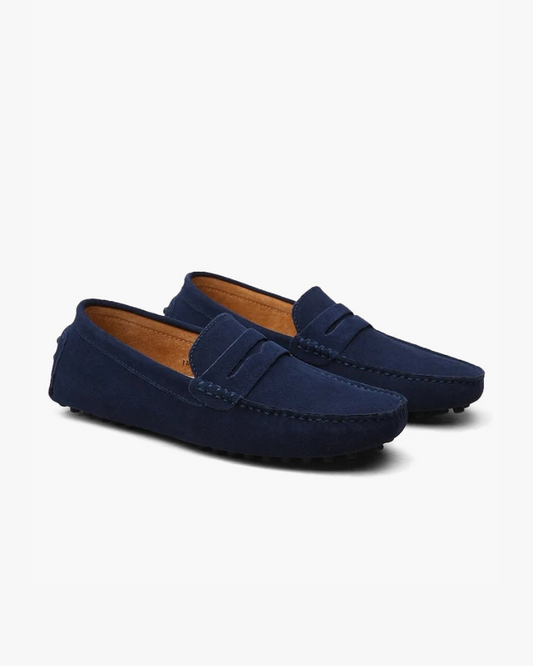 Herren Slipper Braun Größe 42 Wildleder Schlupfschuhe für Elegante Anlässe-1