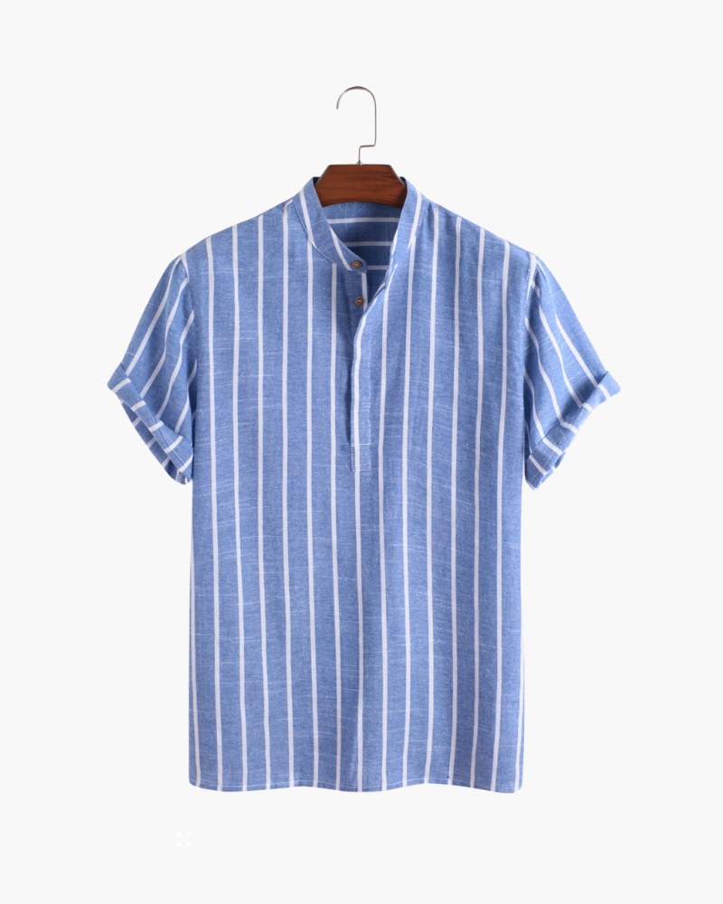 Variant image for Herren Polo Shirt Blau Größe M 100% Bio-Baumwolle-1