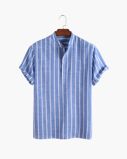 Variant image for Herren Polo Shirt Blau Größe M 100% Bio-Baumwolle-1