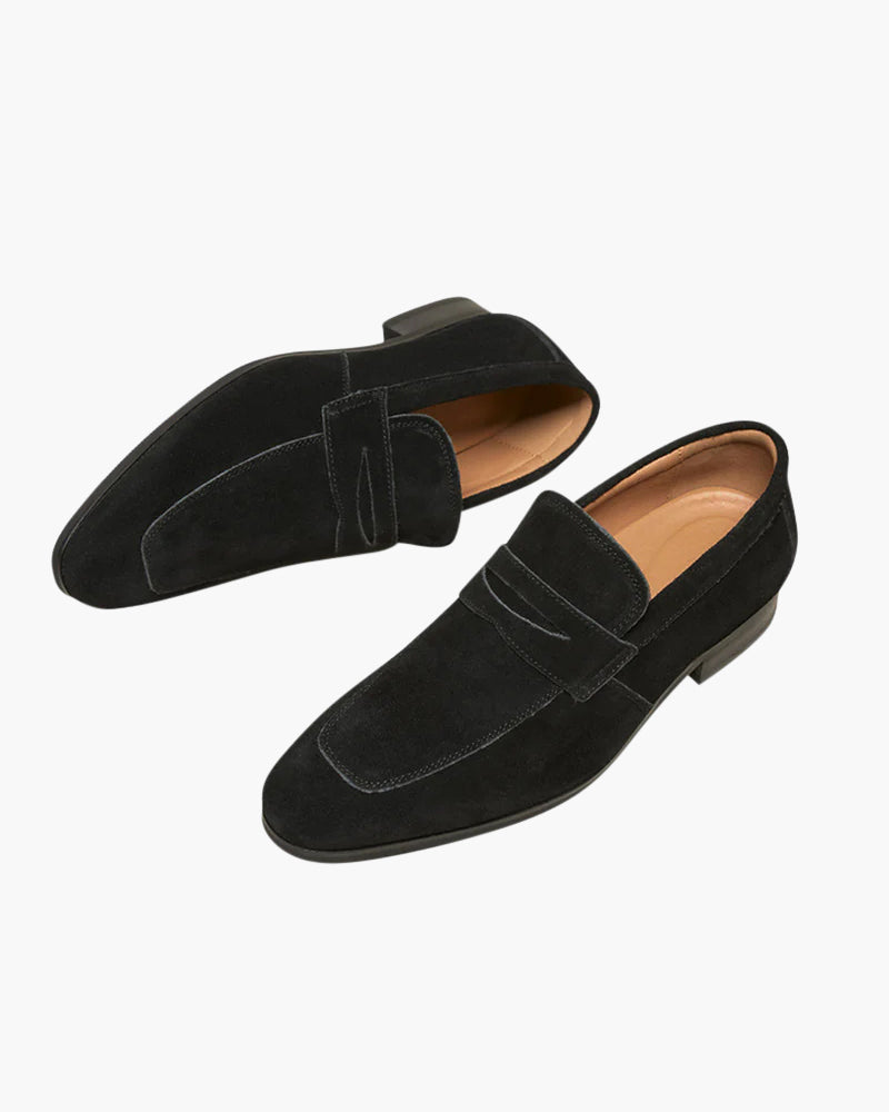 Herren Slipper Braun Größe 42 Kalb-Wildleder-3