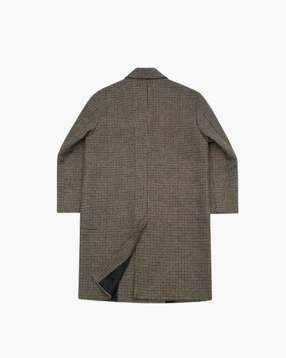 Damen Mantel Schwarz Größe M Baumwolle Langer Sherlockmantel für Herbst und Winter-6