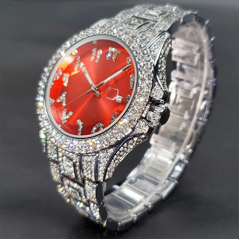 Edelstahl Armbanduhr "Orologi Con Diamanti no.338" 6